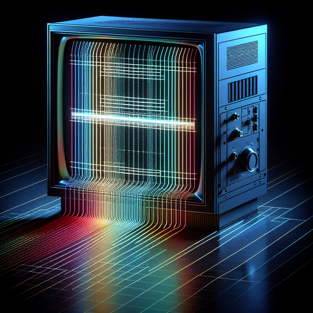 What is raster scanning in a CRT?